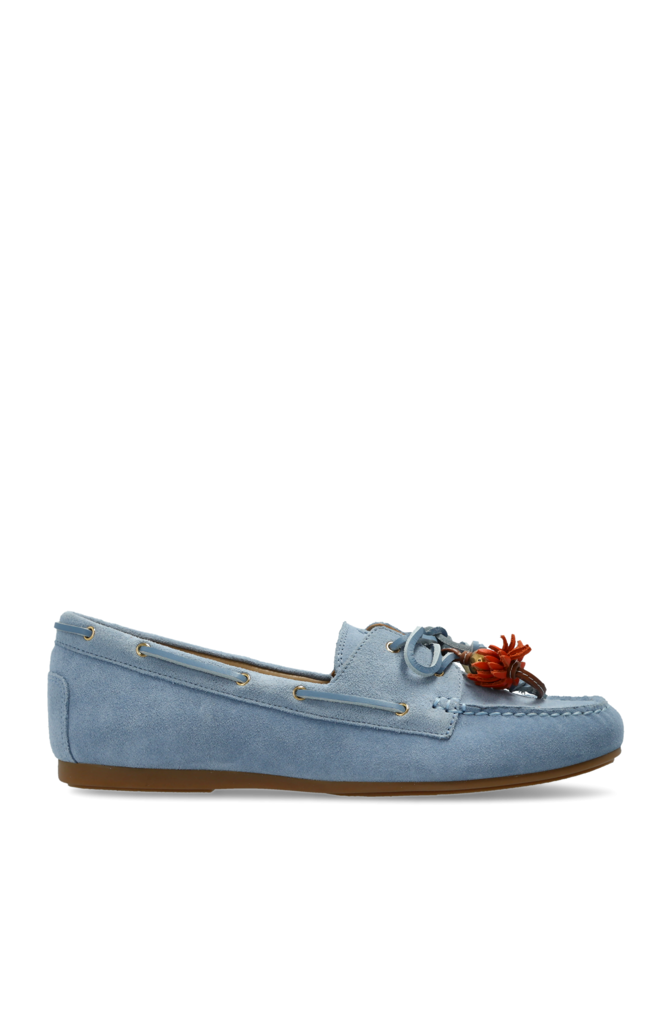 Michael Kors ライトブルーローファー Michael Michael Kors Suede loafers `Fallon` | Women's | Vitkac